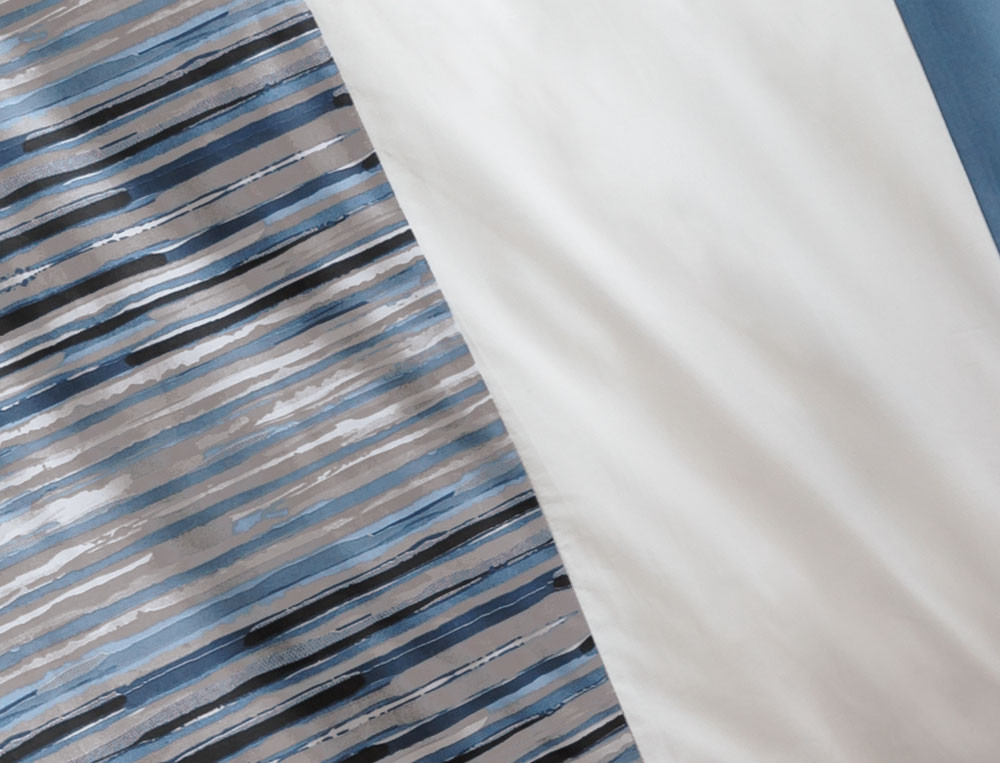 Linge de lit-Infiniment bleu
