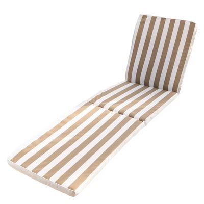 Matelas rayé d'extérieur, bain de soleil