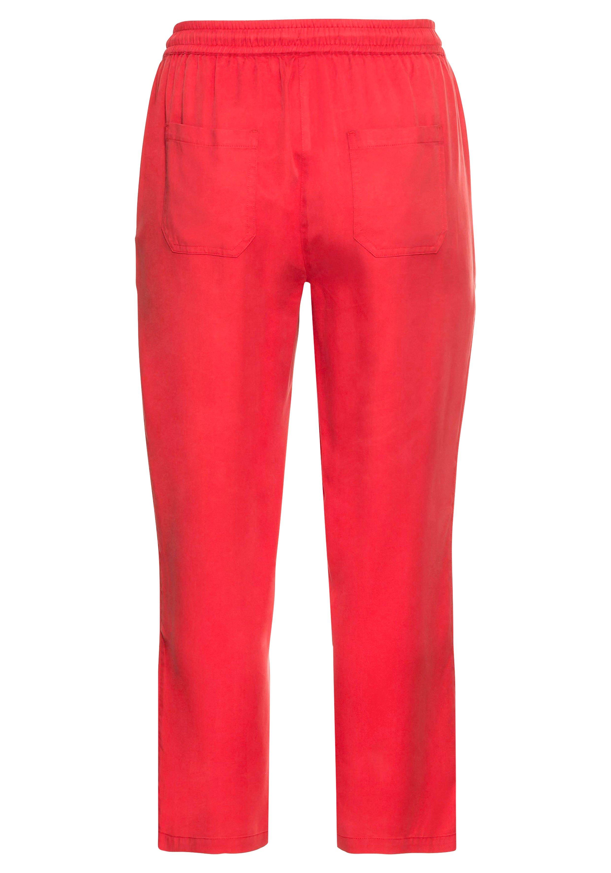 Gerade Joggpants mit elastischem Gummischlupfbund