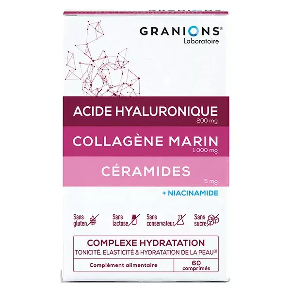 Granions Skin Hydration Complex - Caixa com 60 comprimidos
