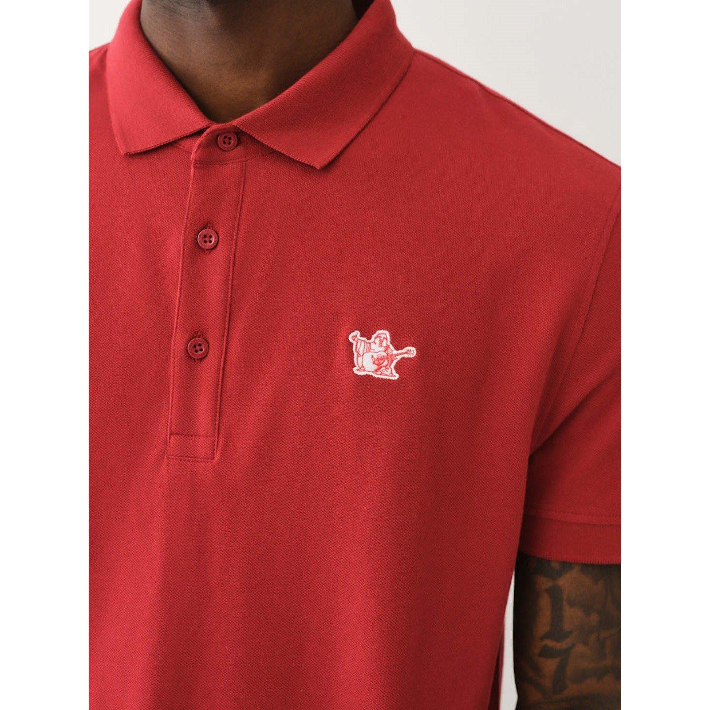 True Religion Buddha Patched Logo Polo Shirt