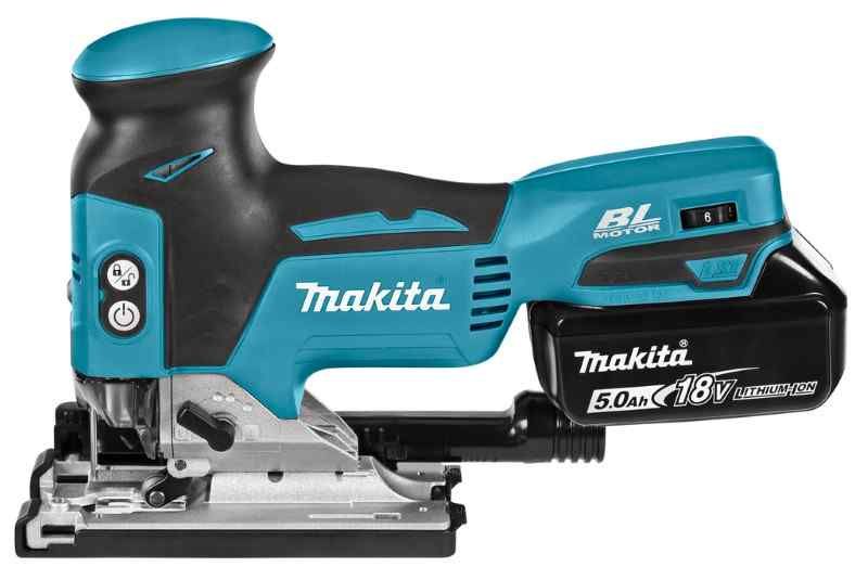 Makita DJV181RTJ 18V Li-ion accu decoupeerzaag set (2x5.0Ah) in Mbox - T-greep - koolborstelloos