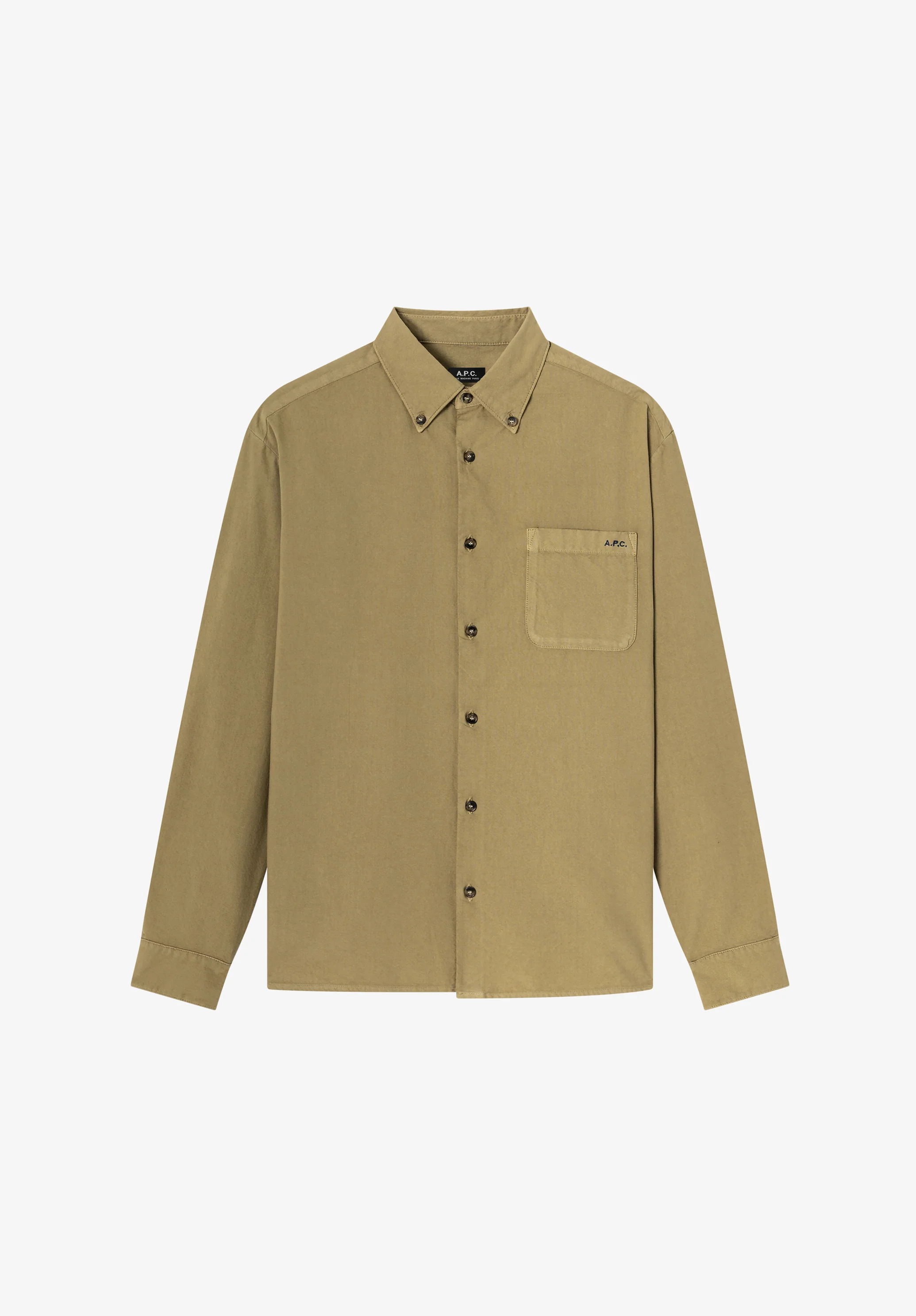 Chemise oxford kaki
