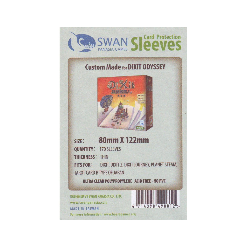 Swan Panasia - Card Sleeves Standard - 80x122mm - 170p