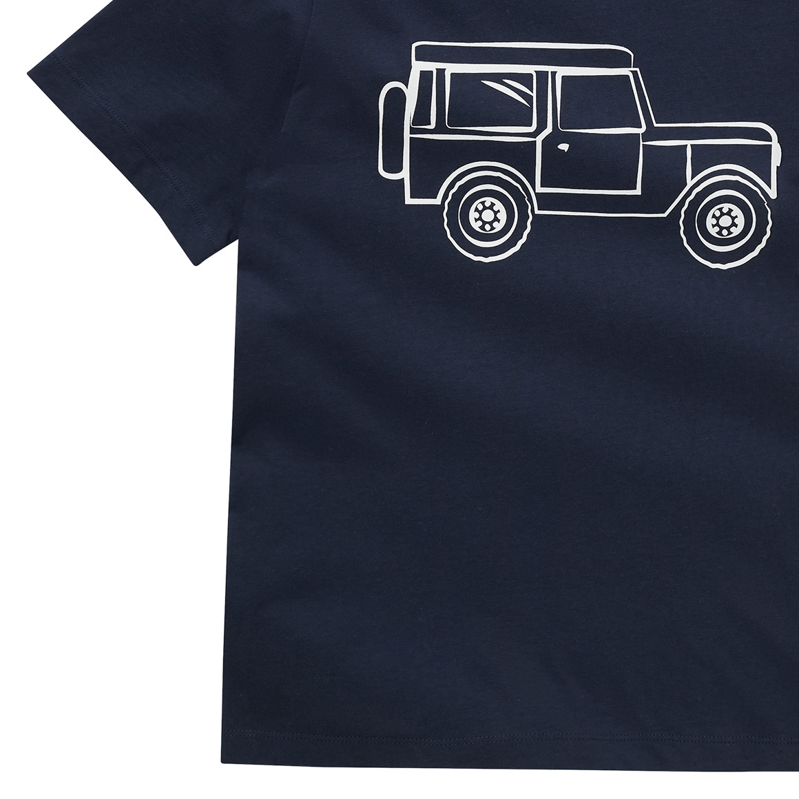 Topolino Jungen T-Shirt mit Auto-Print dunkelblau