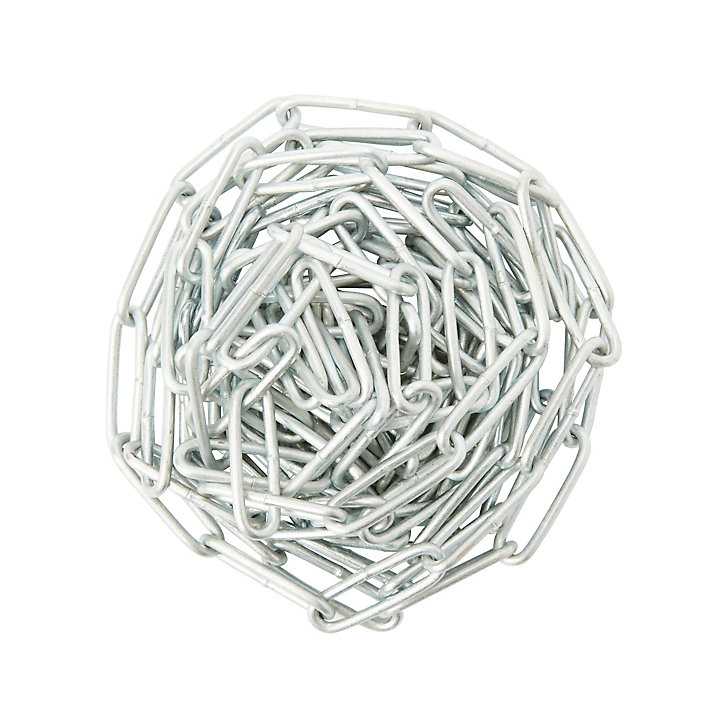 Chaîne droite maille longue Diall ø3.4 mm, 2.5 m