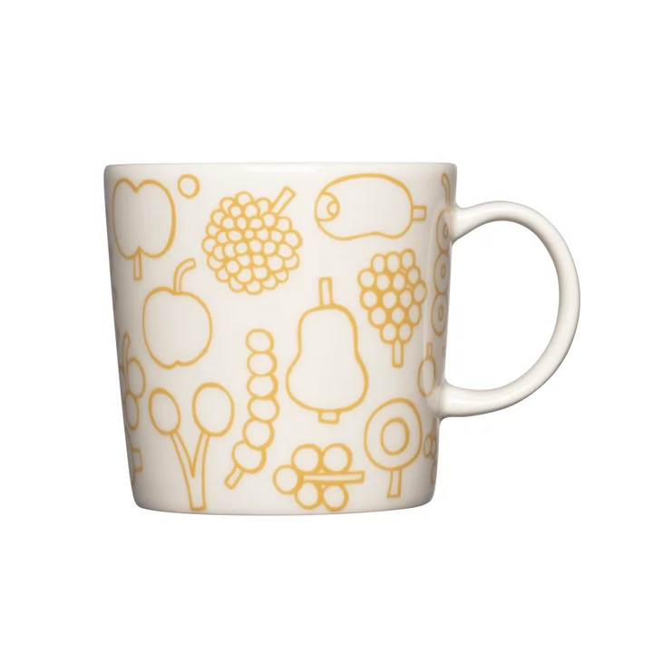 Iittala - Oiva Toikka Becher mit Henkel 0,3 l, Frutta gelb