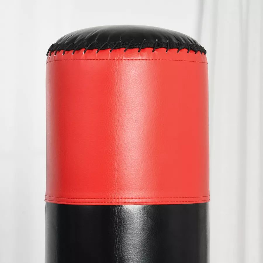 HOMCOM Standboxsack mit Reifenstandfuß schwarz, rot