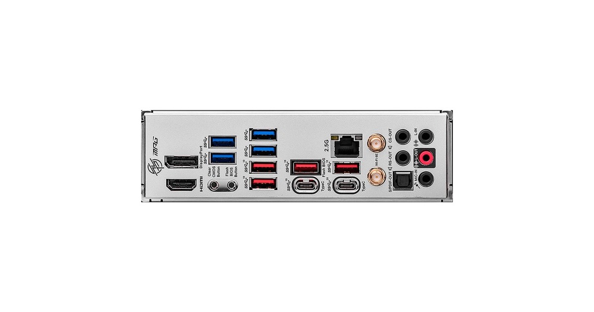 MSIMPG Z790 EDGE WIFI DDR4 socket 1700 moederbord  (RAID, 2.5 Gb-LAN, WLAN, BT, Sound, ATX, Tweedekans)