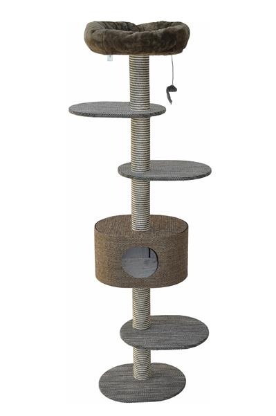 Nanook Wandkratzbaum Kamala braun 45 x 35 x 224 cm