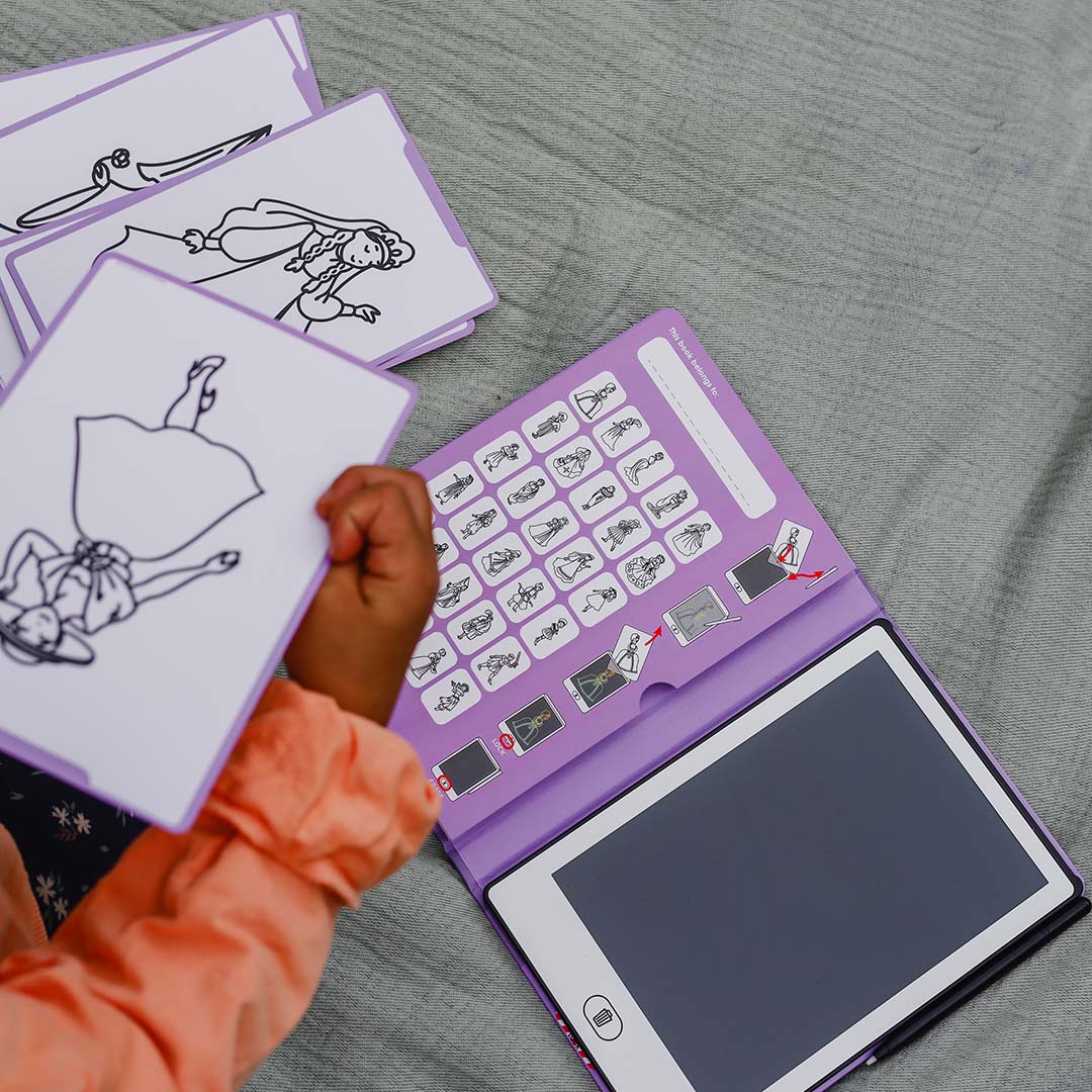 kidywolf tekenbord kidydraw mini - prinses