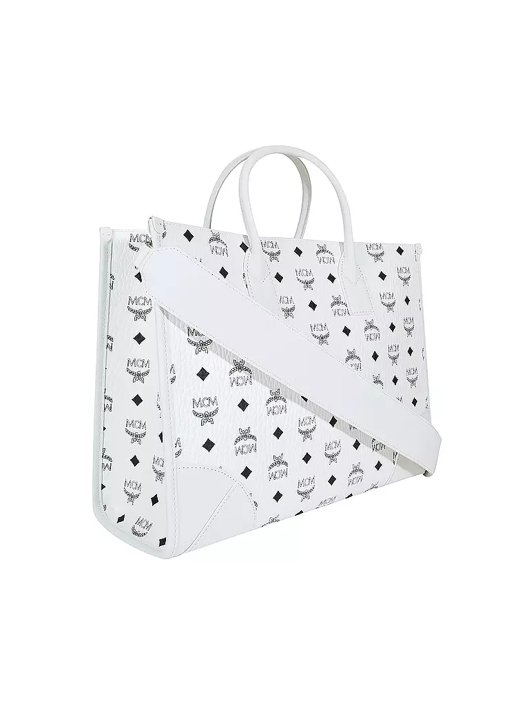 MCM Tasche - Tote Bag MÜNCHEN L weiss