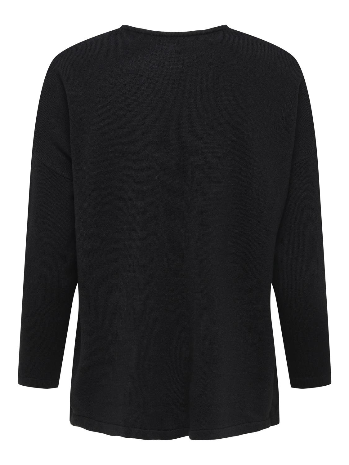 ONLAMALIA Strickpullover Black