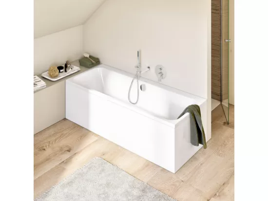 Baignoire droite 170 x 70 VILLEROY & BOCH Architectura avec pieds