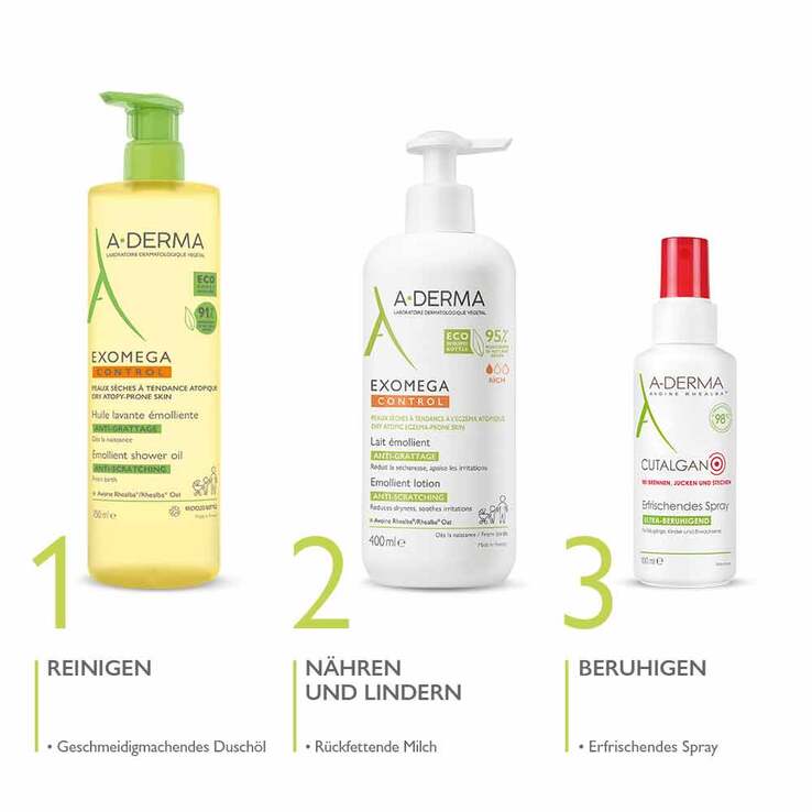 A-Derma Exomega Control Milch rückfettend, 200 ml