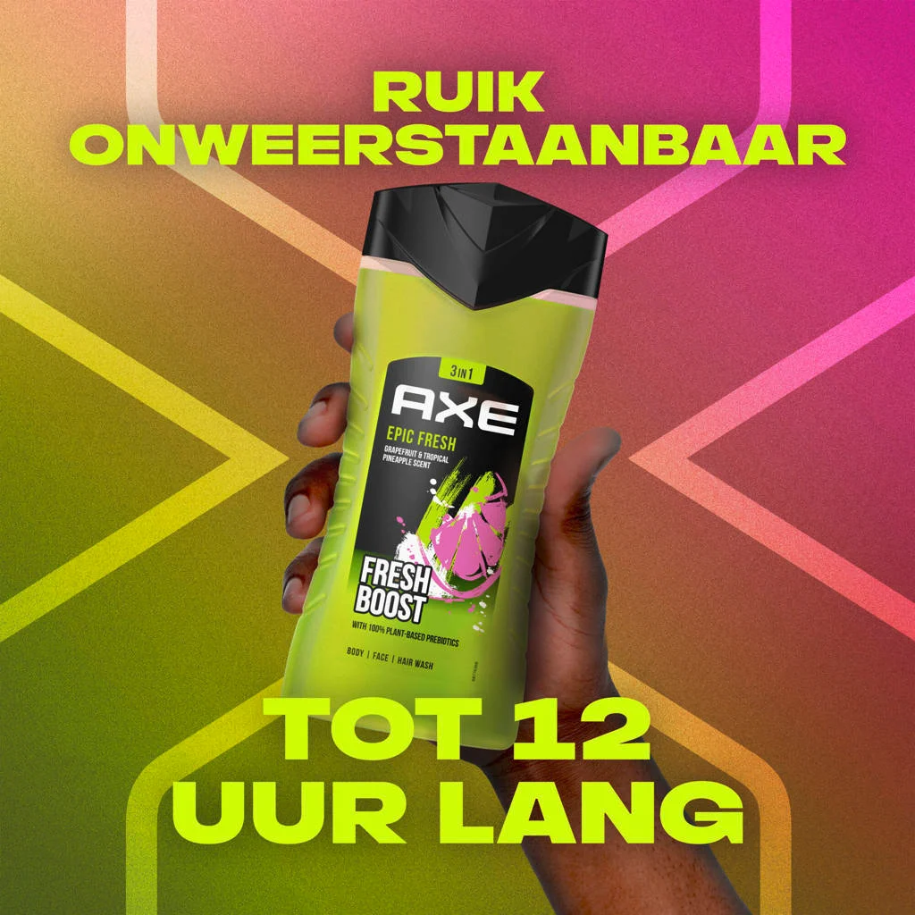 Ruikt lekkerEpic Fresh 3-in-1 douchegel - 6 x 250 ml