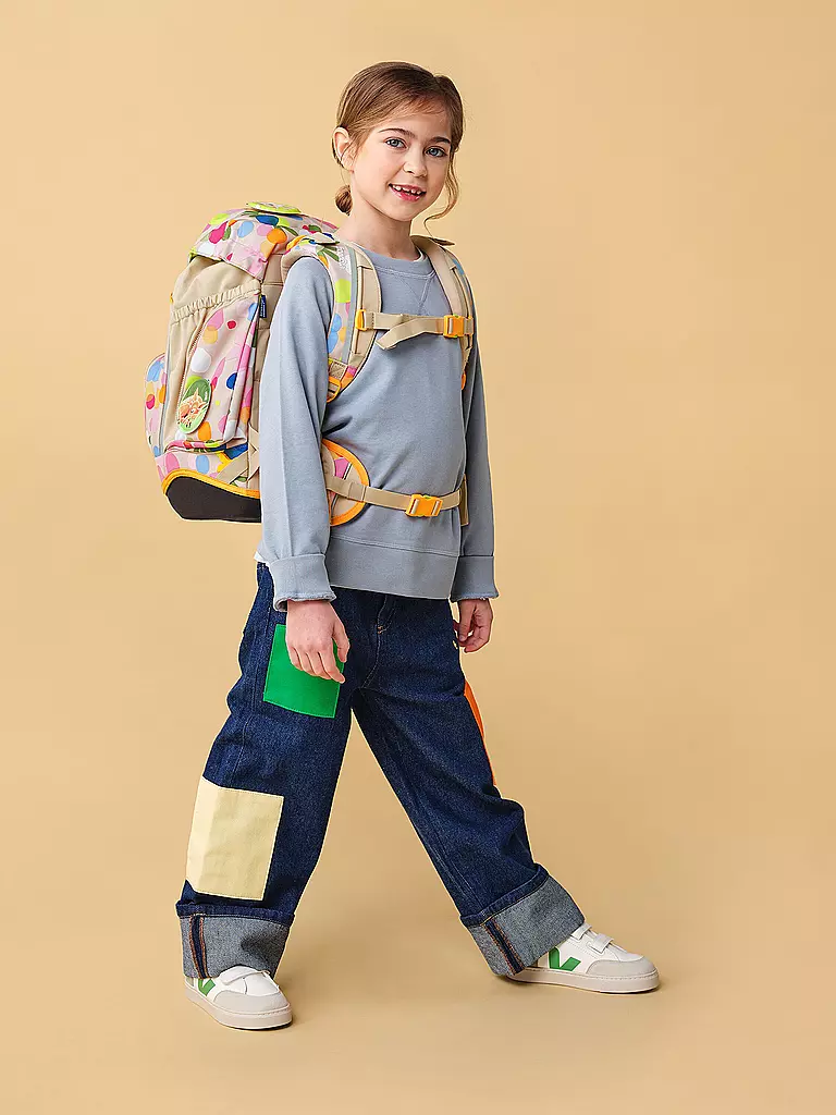 ERGOBAG Schultasche Set 6tlg Pack MRP Flower Powbär bunt