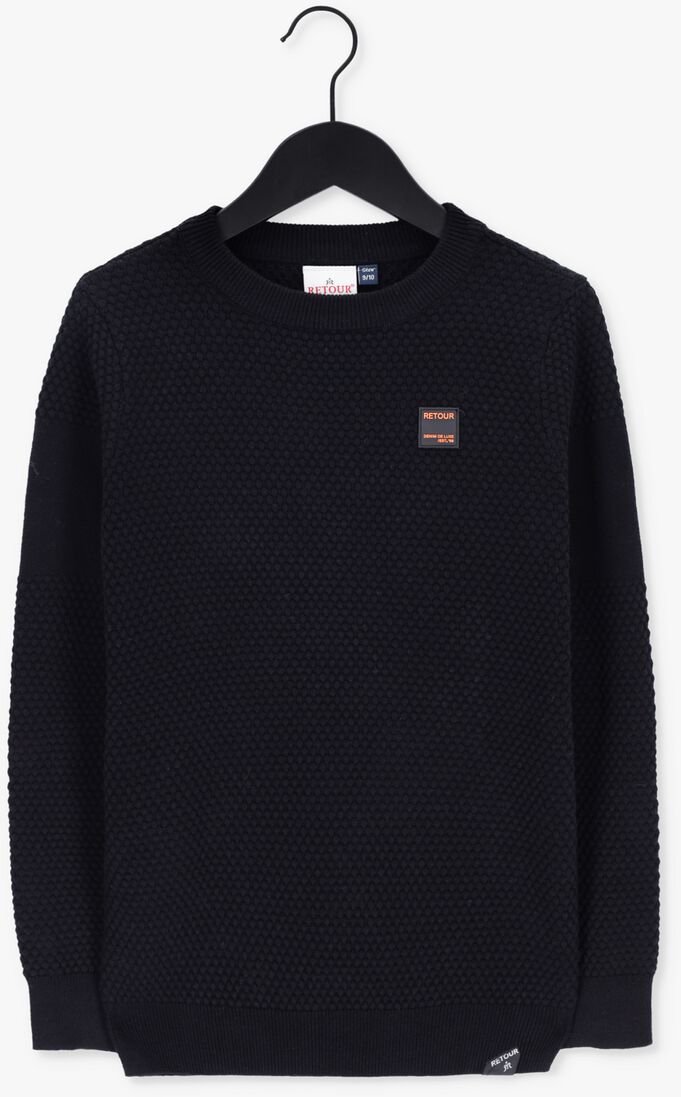 RETOUR zwarte retour sweater eric