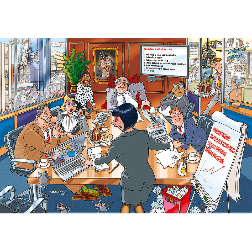 Jumbo Wasgij Destiny 24 puzzel Business as Usual - 1000 stukjes
