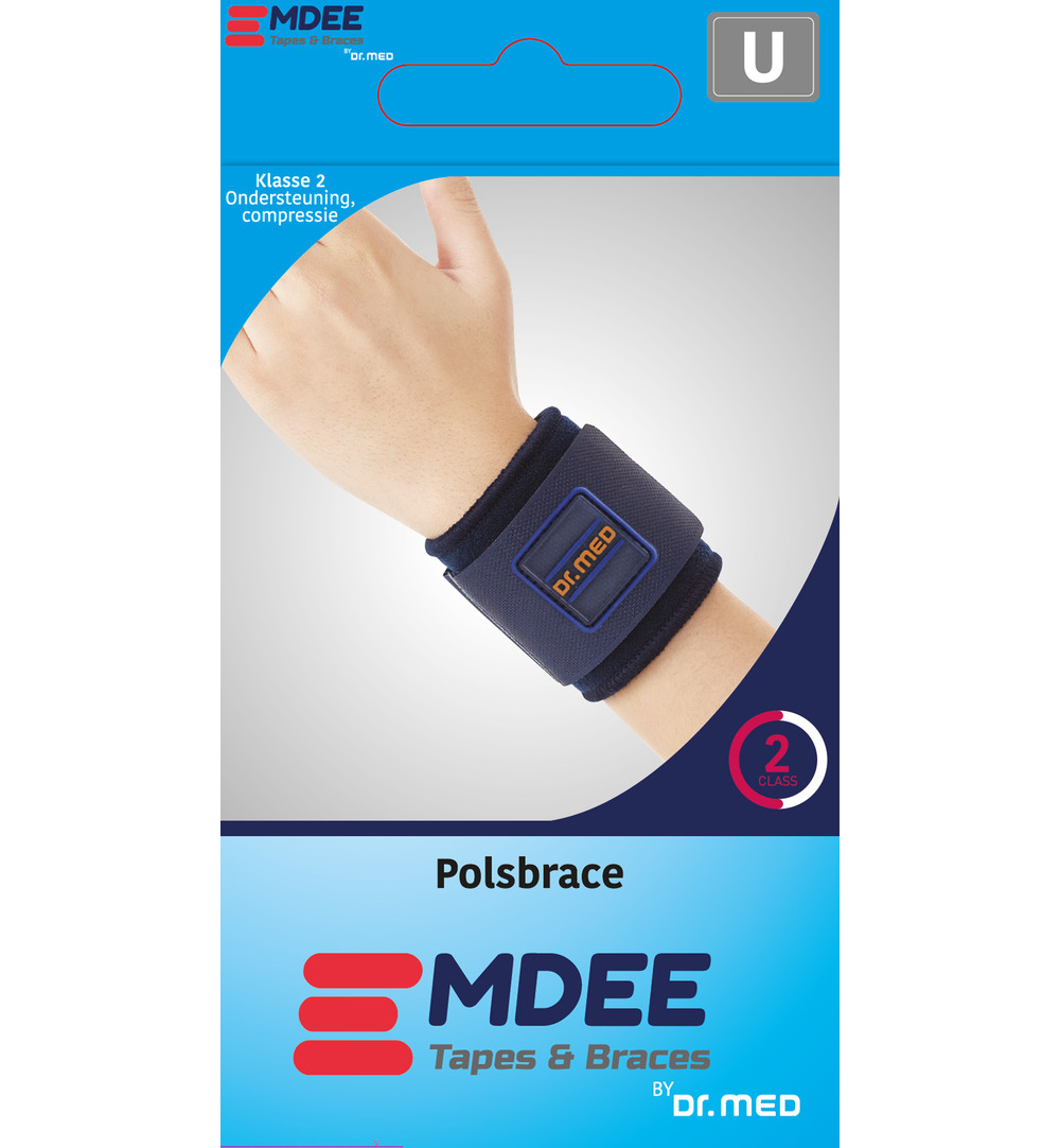 Emdee Pols Supportband Blauw (1 stuk)