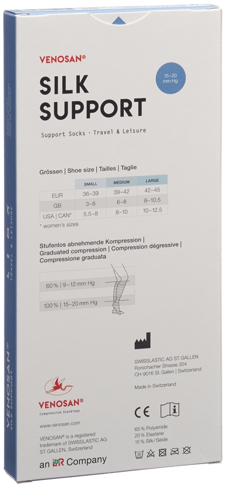 VENOSAN A-D Support Socks S apricot 1 Paar