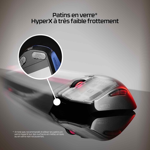 Souris Hyper X gaming sans fil HyperX Pulsefire Haste 2 S Argent