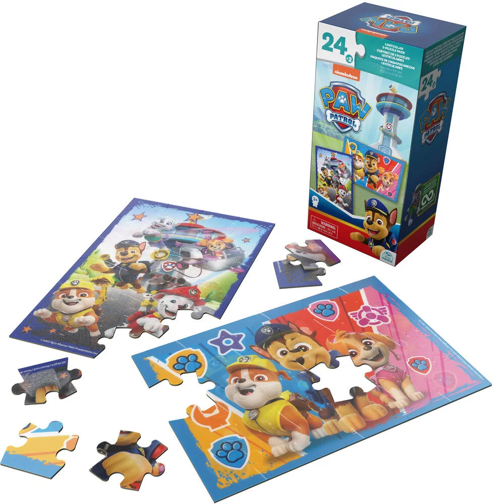 PAT'PATROUILLE - 2 PUZZLES LENTICULAIRES