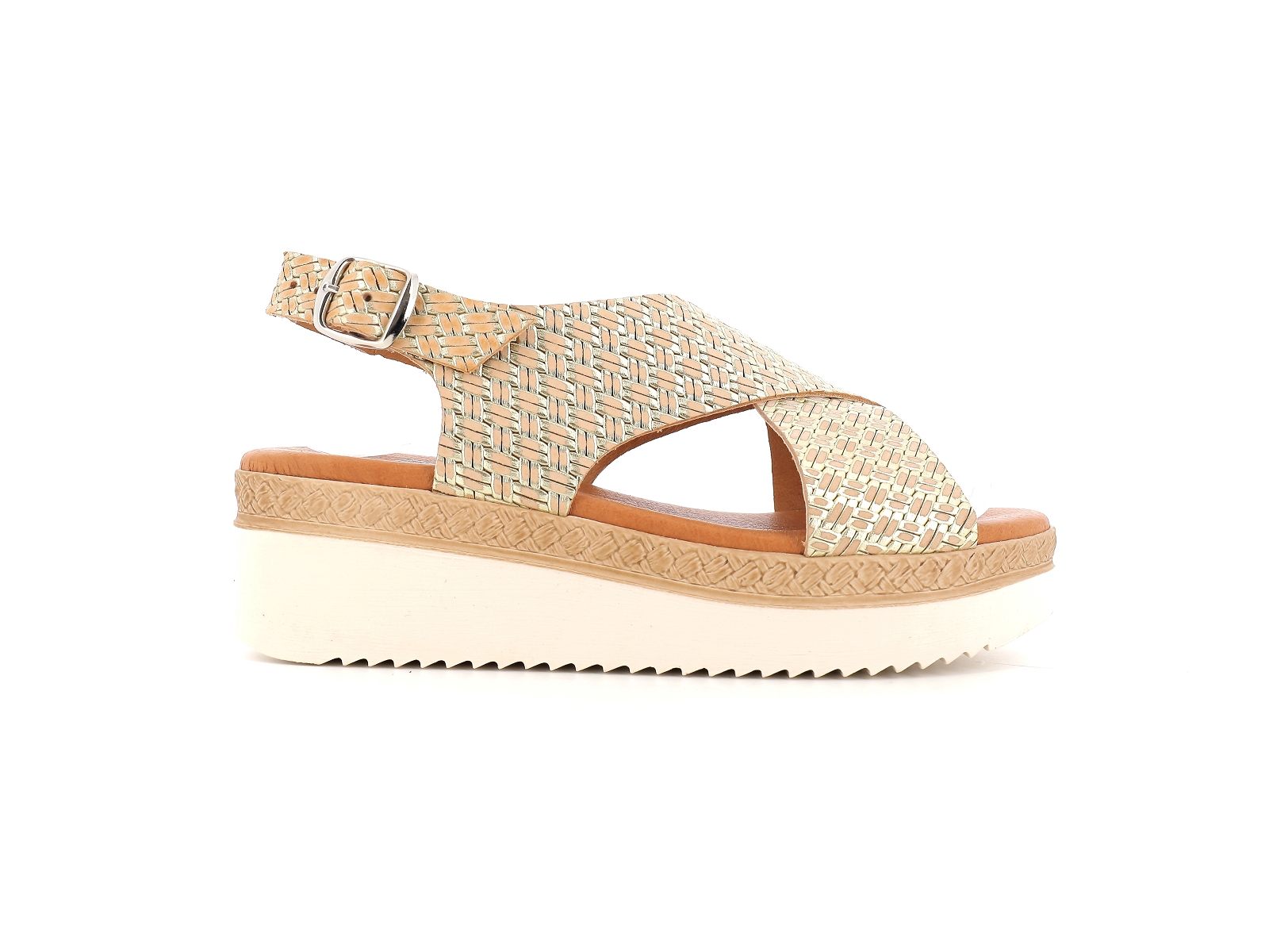 Chaussures du chateau-3314 Cuir Or