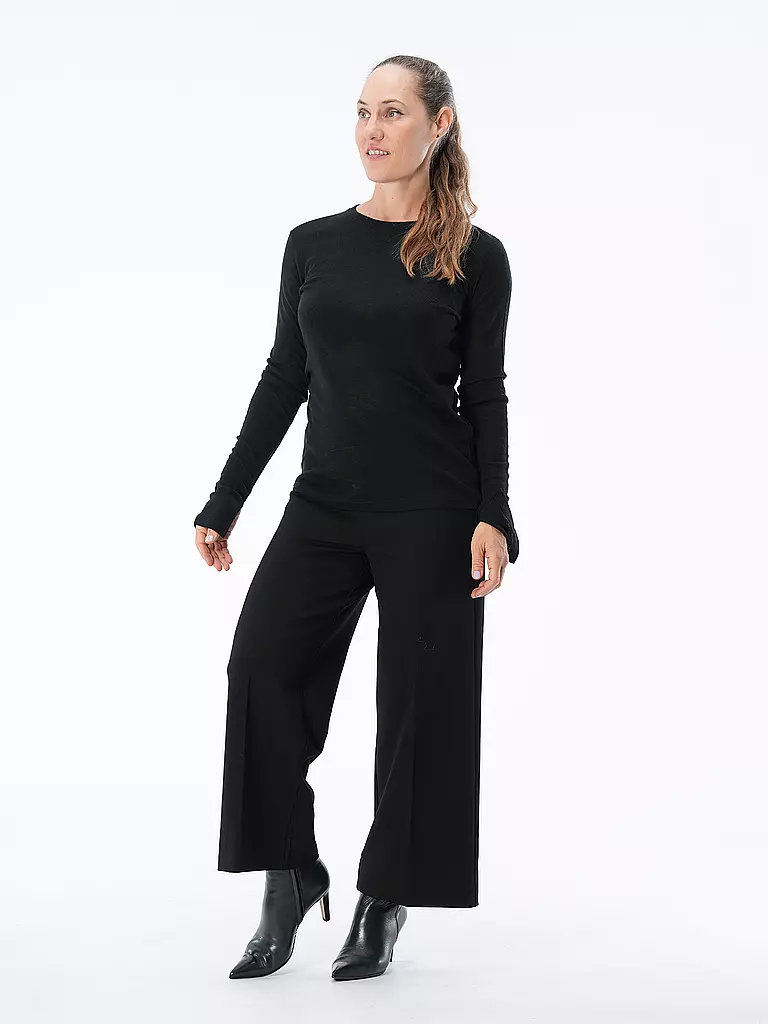 CLOSED Langarmshirt schwarz