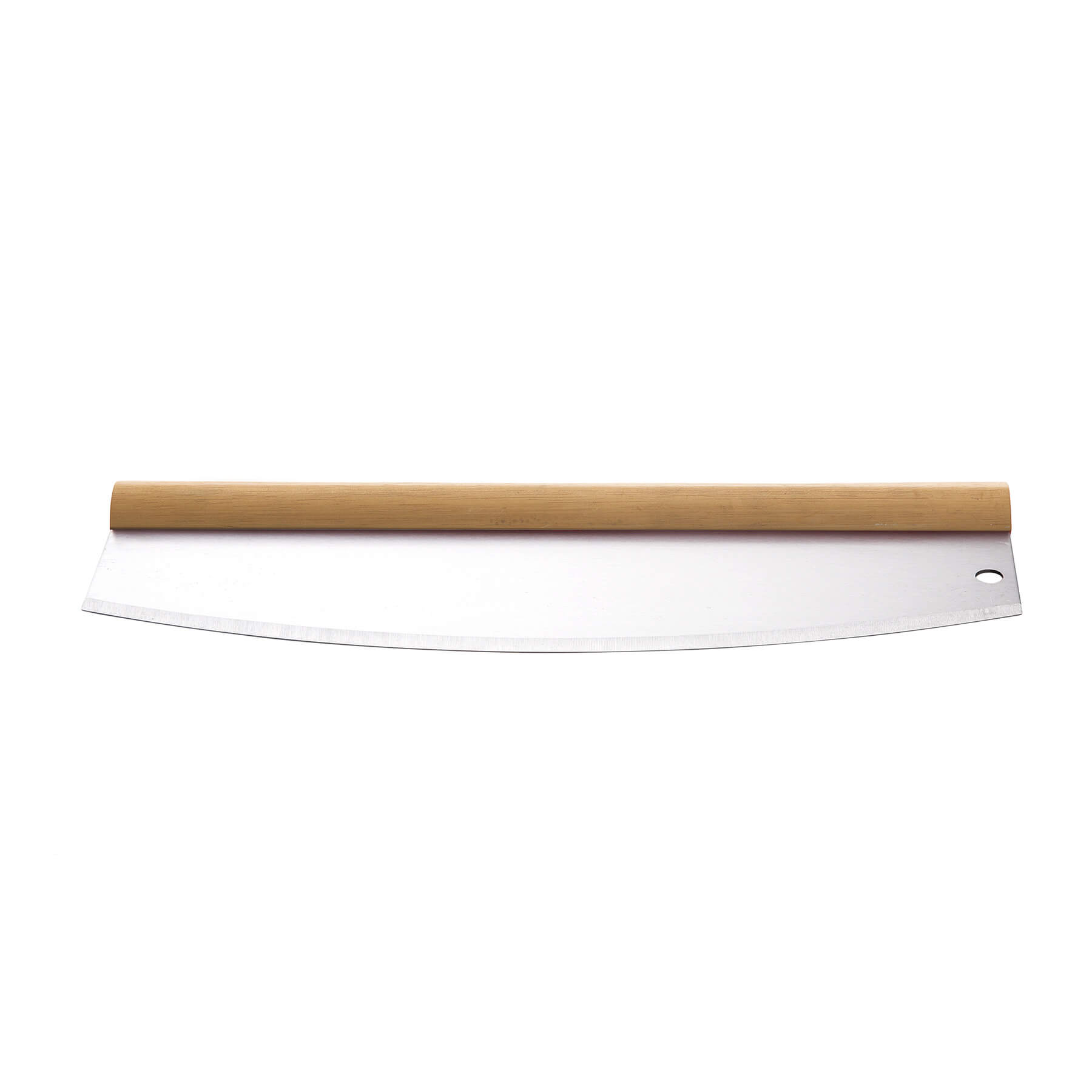 ALL'GRILL Pizzaschneider-Wiegemesser 35 cm Edelstahlklinge für sicheres und müheloses Zerteilen von Pizza und Flammkuchen