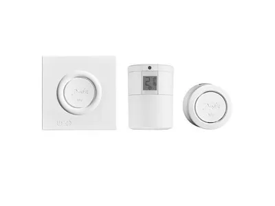 Danfoss Ally, 2400 Mhz, 0 - 30 m, -10 - 55 °C, Amazon Alexa & Google Assistant, Trådløs, Hvid