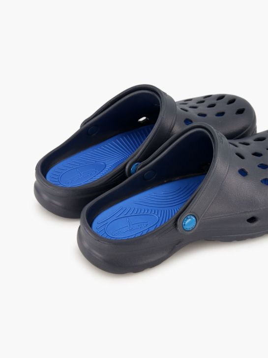 Blue Fin Clog Blau
