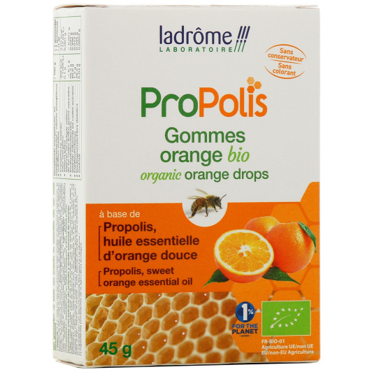 Gommes Orange Bio Ladrôme ProPolis