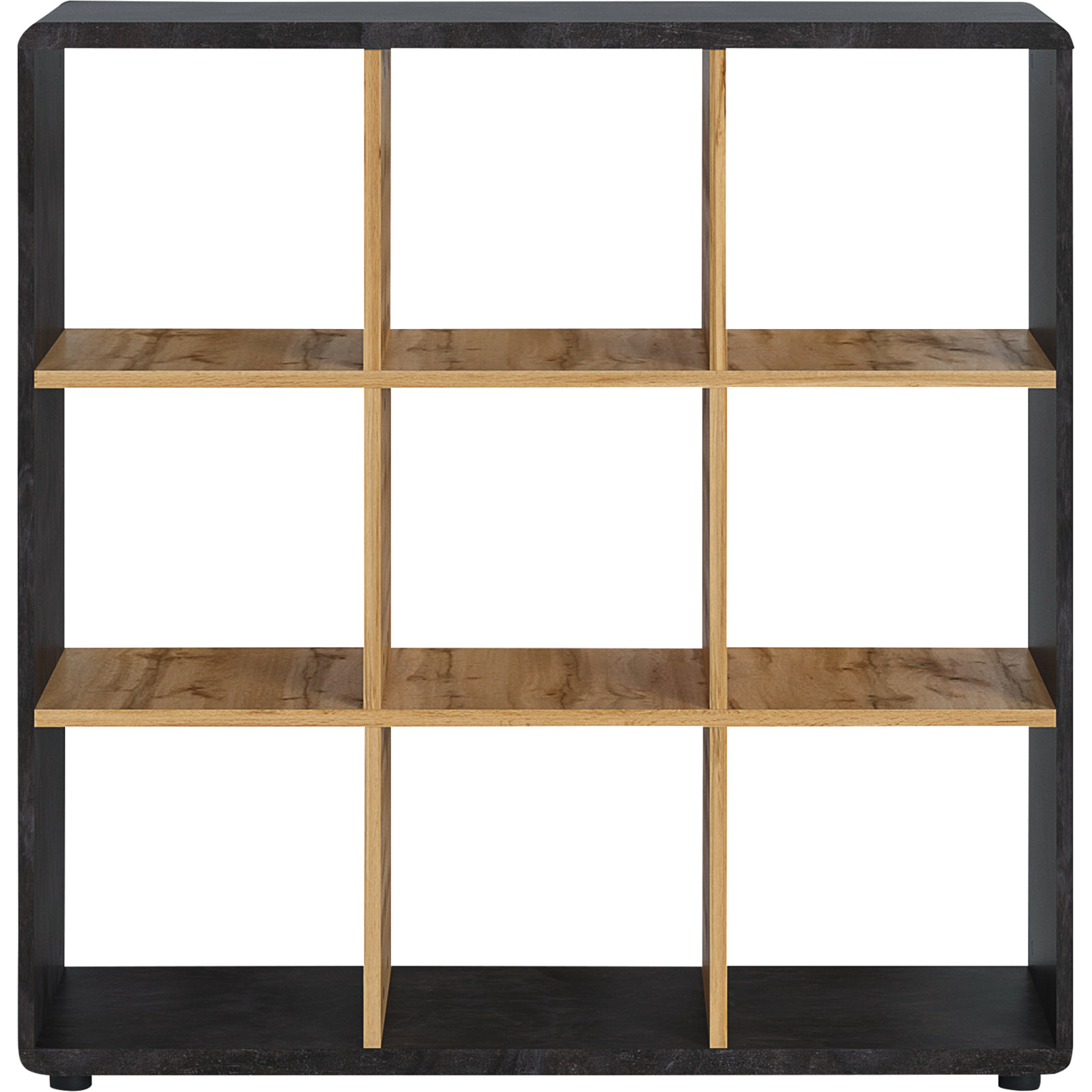 Regal Trevi Dekor Beton dunkel Wotaneiche 109 x 110 x 35 cm