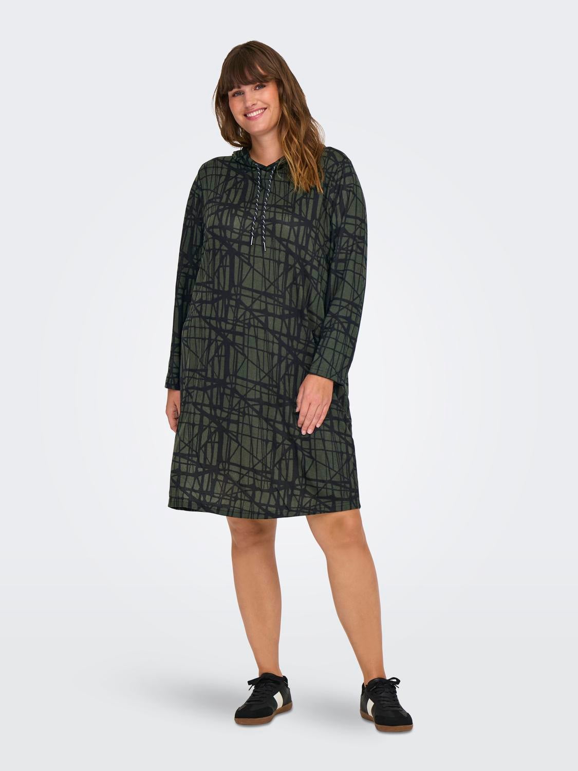 CARALBA Midikleid Forest Night