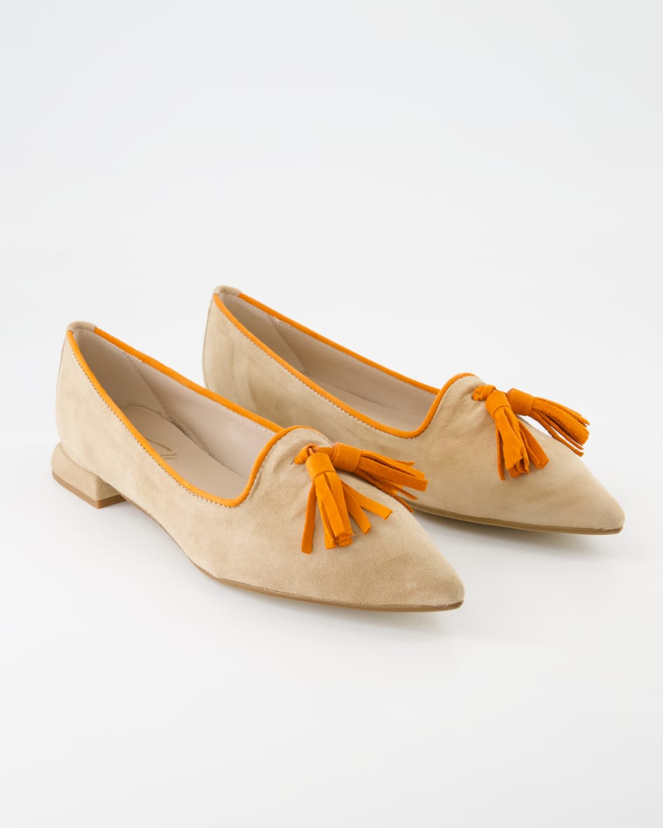 Terry Pisa Ballerinas in Beige