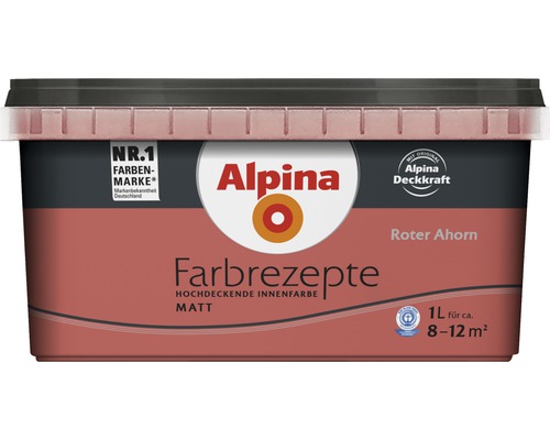 Alpina muurverf kleur recepten Rode Esdoorn 1 l