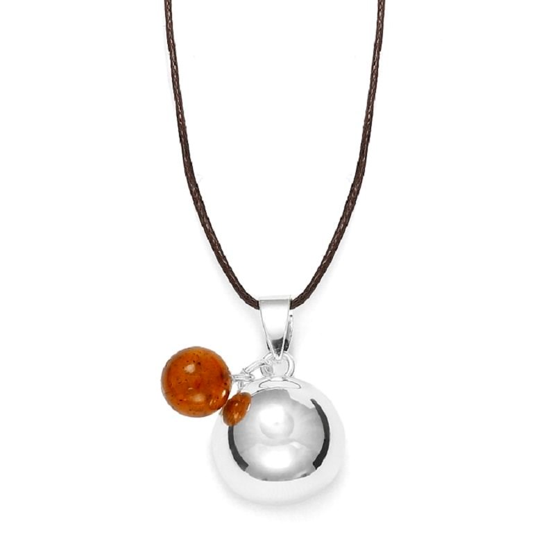 Bola de grossesse ambre cognac