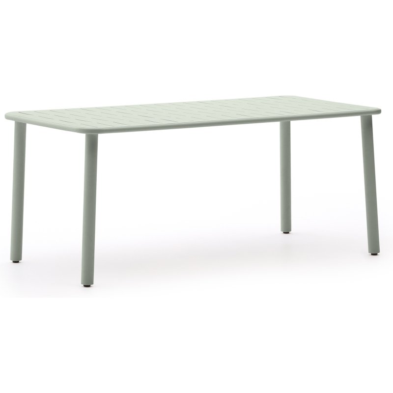 Table d’extérieur Brai en acier galvanisé turquoise 180 x 90 cm