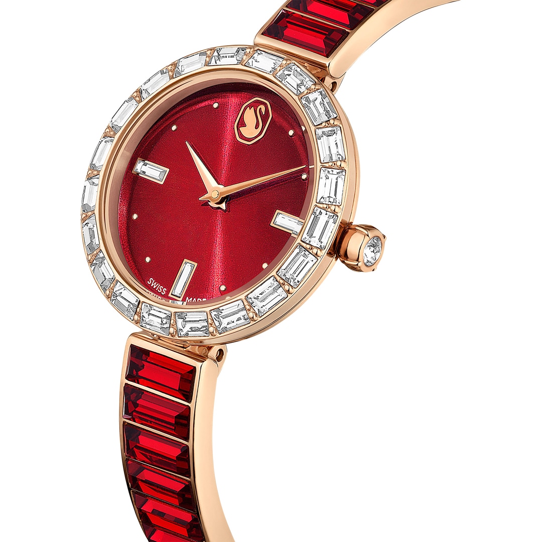 Swarovski Matrix Bangle Rot