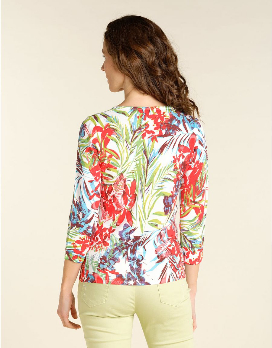 Pull fin imprimé