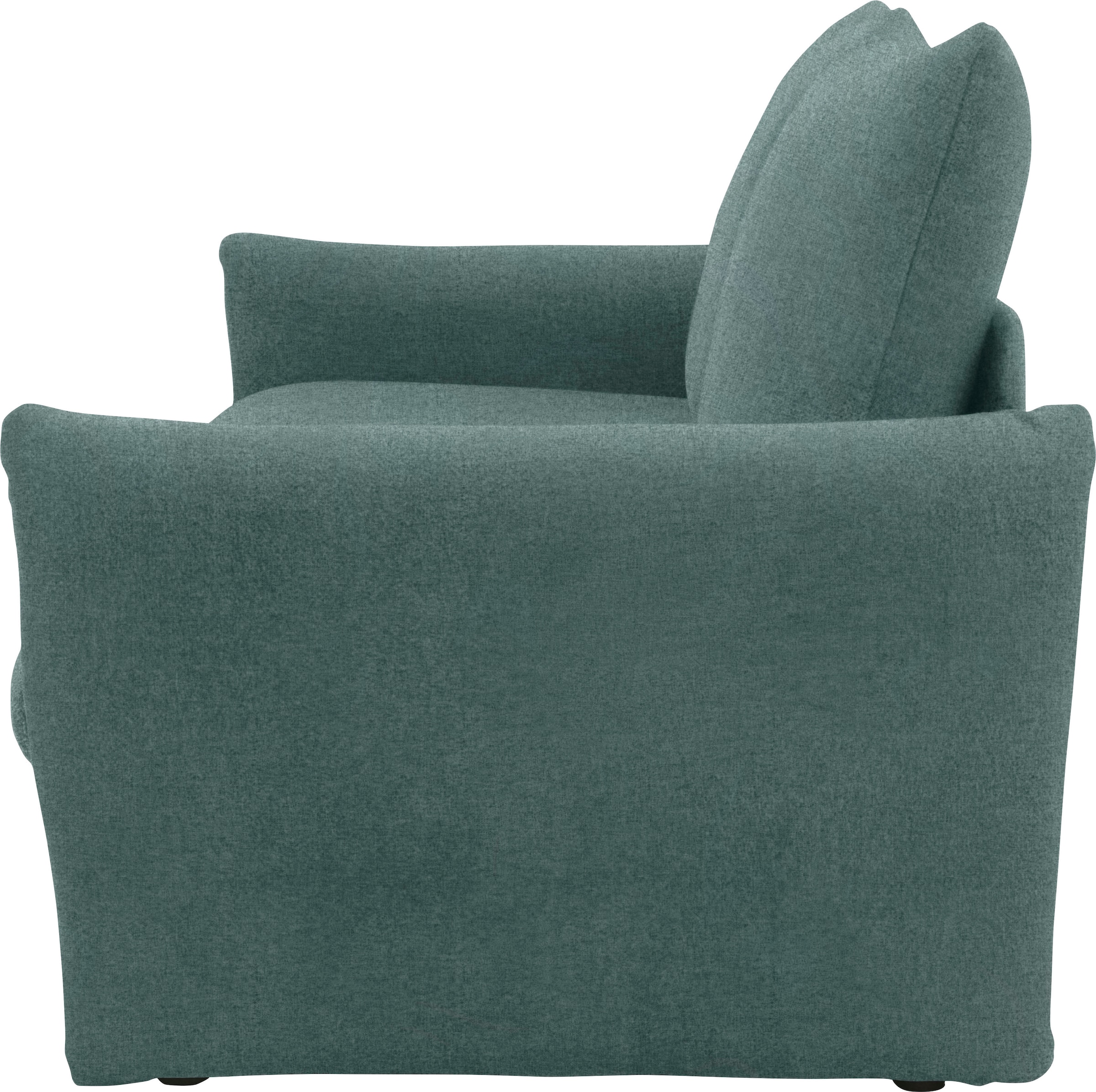DOMO collection Schlafsofa »700023 Schlaffunktion, Federkern, 2-Sitzer, stabile Liegefläche« Sitzflächen einzeln ausklappbar zum Schlafen, Relaxen und Entspannen
