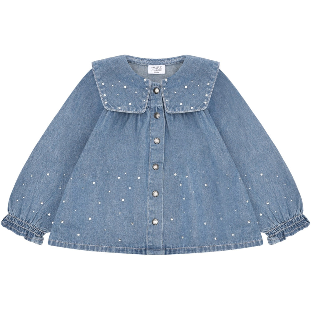 Køb Hust & Claire Blue Denim Karoline Denim W.Studs