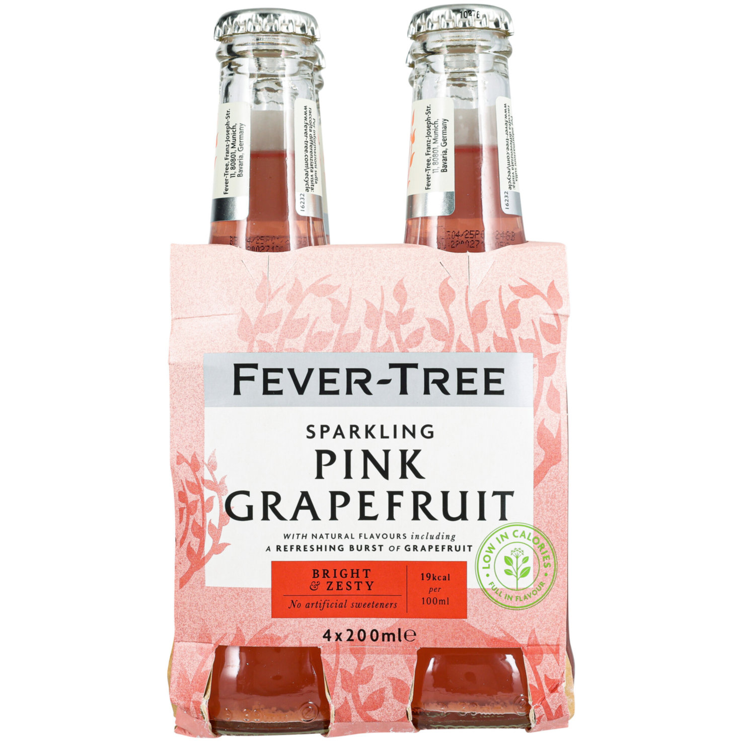 Fever Tree Pink Grapefruit 4x20cl -80cl
