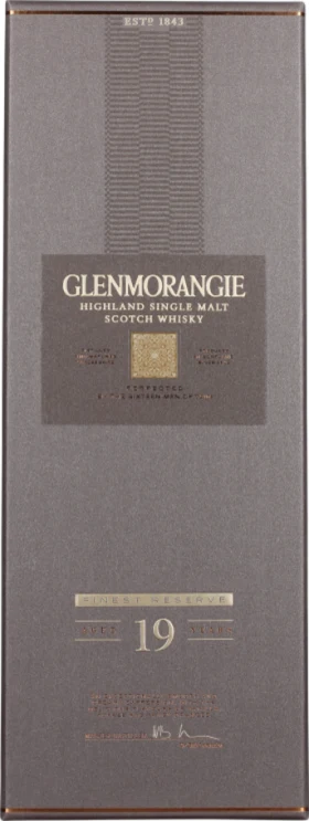 GLENMORANGIE 19 YEARS FINEST RESERVE 70CL