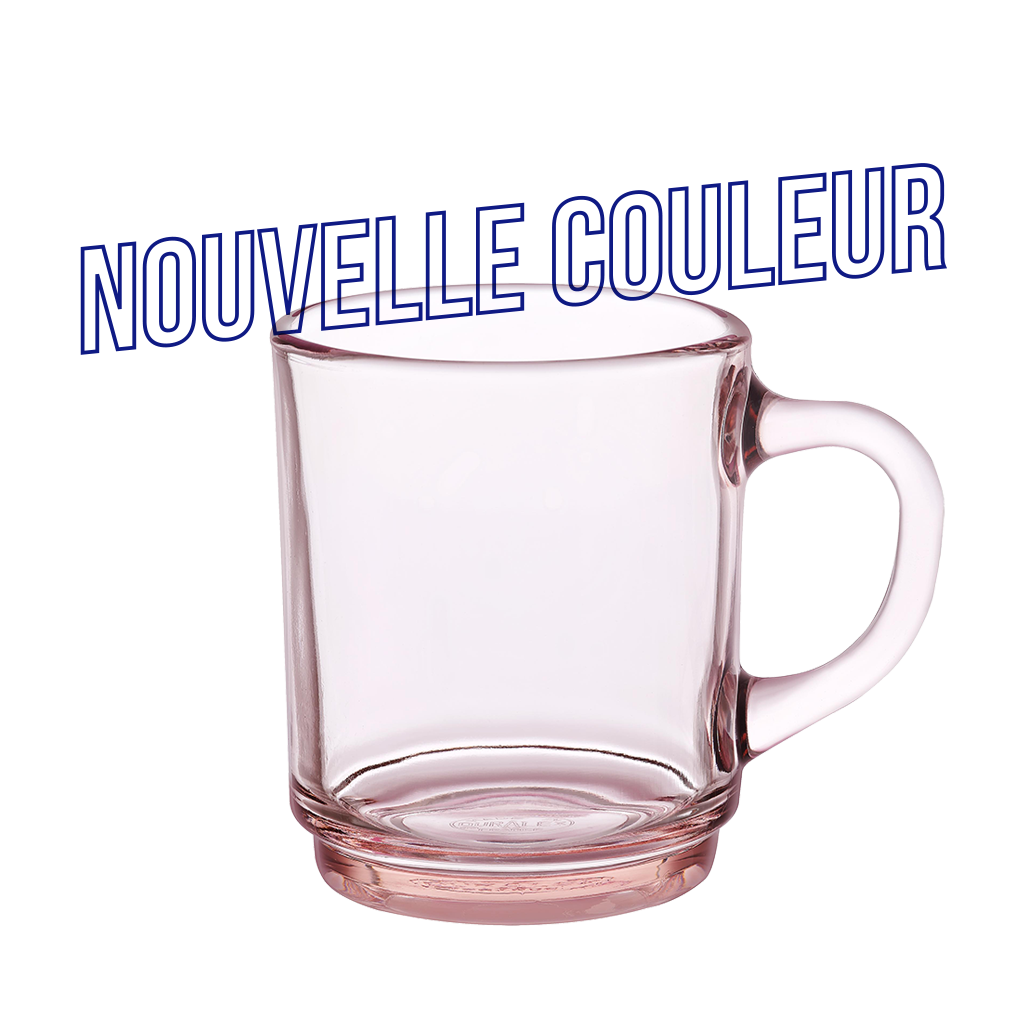 Versailles - Mug en verre 26 cl (Lot de 6)