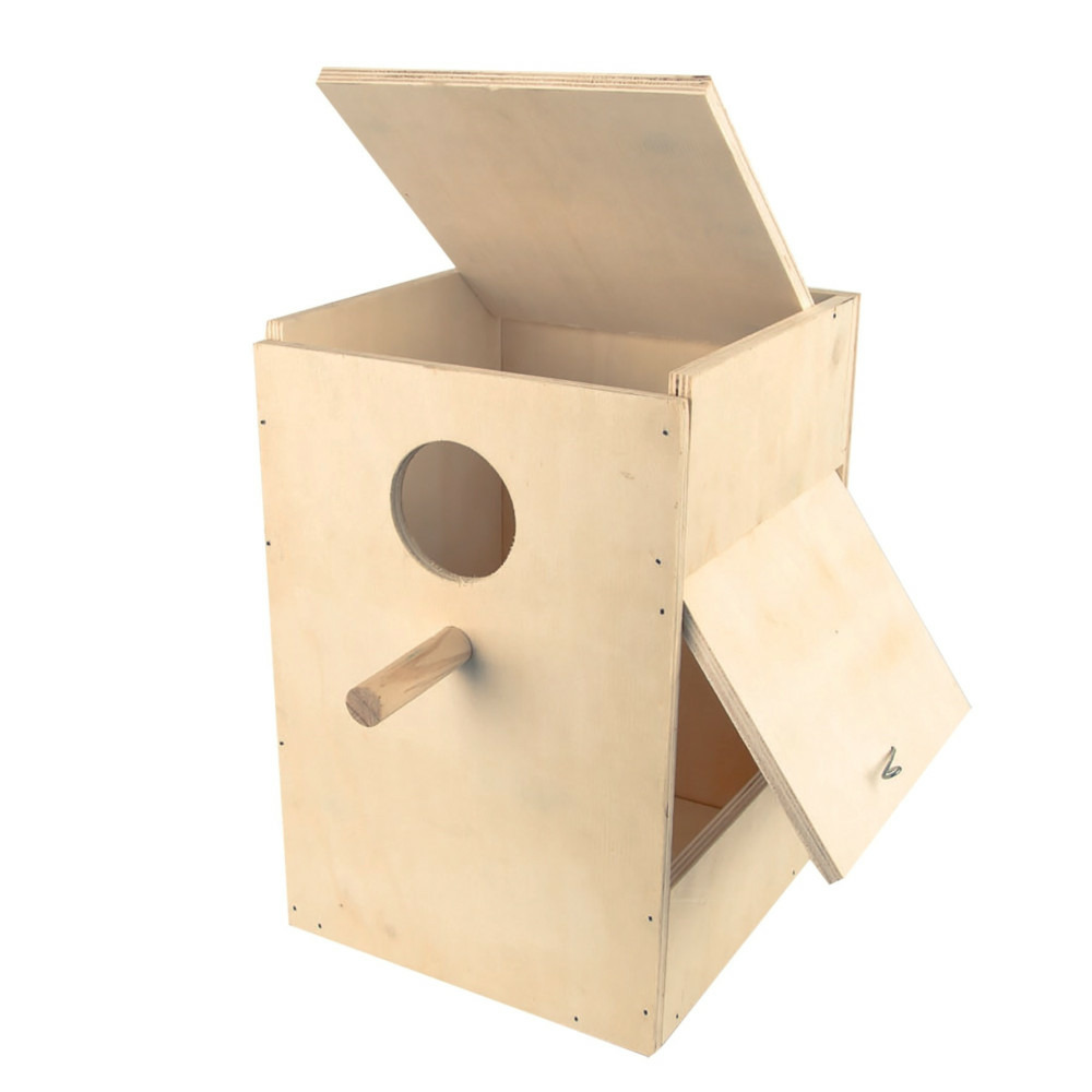 Nichoir bois rosella en kit h 40 cm pour oiseaux