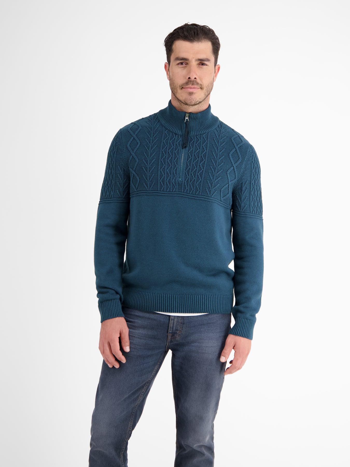 Stricktroyer mit Cable-Muster