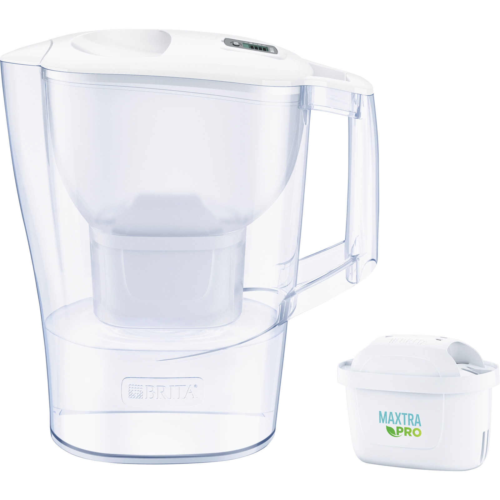 BRITA Krug Aluna 2.4 Liter weiss + 1 Kartusche M Pro