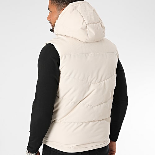 Doudoune Capuche Sans Manches Cootis Beige